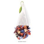 Tea Forte Blueberry Merlot Herbal Tea Event Box, Bulk Pack of 48 Pyramid Infuser Tea Sachets for All Occasions