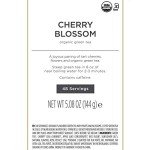 Tea Forte Cherry Blossom Hanami Green Tea Event Box, Bulk Pack of 48 Pyramid Infuser Tea Sachets for All Occasions