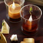 Tea Forte Poom Double Wall Glass 10 ounce Tea Cup for Hot or Iced Tea