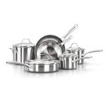 Inspiring 10-Piece Stainless Steel Cookware Set