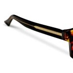 Peepers by PeeperSpecs Women's Spotlight Blue Light Blocking Reading Glasses and No Correction Eyewear Square, Tortoise/Black, 1.5