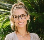 Peepers by PeeperSpecs Women's to The Max Square Light Blocking Reading Glasses, Blue Quartz, 49 + 1.5