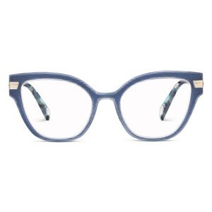 Peepers by PeeperSpecs Oprah's Favorite Women's Marquee Cateye Blue Light Blocking Reading Glasses - Navy/Marine Quartz +2.00