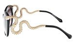 Roberto Cavalli Cateye Sunglasses RC889S Menkab 01B Black/Rose Gold 889