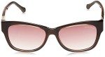 Roberto Cavalli Women's RC785S5548F Wayfarer Sunglasses,Shiny Dark Brown,55 mm