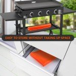 36" Silicone Griddle Mat for Blackstone 36 Inch Griddle, Heavy Duty Food Grade Silicone Griddle Cover, Protect Your Griddle from Dirt & Rust All Year Round