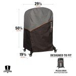 Blackstone Pizza Oven Cover Fits Standing Pizza Oven Model 6825 Water Resistant, Heavy Duty 600D Polyester Canvas Pizza Oven Cover