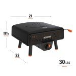 Blackstone 2238 Leggero Tabletop Pizza Oven with 13” Rotating Pizza Stone, Black