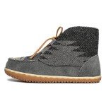 Minnetonka Womens Torrey Laceup Boot, Grey, Size 9