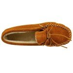 Minnetonka Men's Pile Lined Softsole, Brown, 9 M US