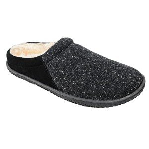 Minnetonka Womens Tahoe Slippers, Grey, Size 7