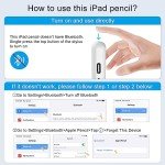 Stylus Pen for iPad, 13 mins Fast Charge for Apple iPad Pencil with Palm Rejection, Tilt Sensitivity, Work for 2018-2024 iPad Air 3/4/5/M2, iPad Mini 5/6, iPad 6/7/8/9/10, iPad Pro 11"/12.9"/M4