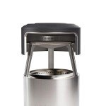 Solo Stove Bonfire Pi Fire | Pizza Oven Accessory for Bonfire Fire Pit, Incl. Carry Case & Cordierite Pizza Stone, Wood Burning Assembly, Stainless Steel, (H x Dia): 16.9 x 19.3 in, 19.6 lbs