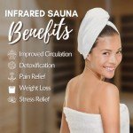 Dynamic Hemming 2 Person Infrared Corner Sauna for Home, Low EMF Indoor Saunas Full Size Indoor Personal Spa 49" x 48" x 76"