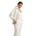 KASHWÉRE Oprah's Favorite Things 2023 Women's Cozy Long Sleeve Full Zip Jacket, Crème (XL)