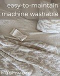 Kashwere Heavenly Soft Throw Blanket (Stone/Creme, Damask Pattern, Size 52" x 70") Luxury Plush Throw - Warm & Cozy Ultra Soft Blanket for Bed or Sofa