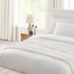 UGG 10483 Adalee Soft Faux Fur Reversible Accent Throw Blanket Luxury Cozy Fluffy Fuzzy Hotel Style Boho Home Decor Soft Luxurious Blankets for Couch, 50 x 70-inch, Natural