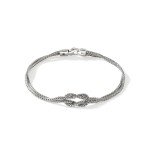 John Hardy Love Knot Bracelet, 1.8MM (Sterling Silver, Large)