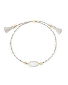 Kendra Scott Everlyne Cord Friendship Bracelet in 14k Gold-Plated Brass, Ivory Mother-of-Pearl