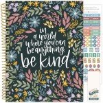 bloom daily planners 2025 (8.5" x 11") Calendar Year Day Planner (January 2025 - December 2025) - Weekly/Monthly Dated Agenda Organizer with Stickers & Tabs - Be Kind
