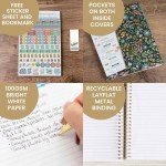 bloom daily planners 2025 (8.5" x 11") Calendar Year Day Planner (January 2025 - December 2025) - Weekly/Monthly Dated Agenda Organizer with Stickers & Tabs - Be Kind
