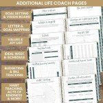 bloom daily planners HARDCOVER 2025 (8.5" x 11") Calendar Year Day Planner (January 2025 - December 2025) - Passion/Goal Organizer - Monthly & Weekly Inspirational Agenda Book - Eucalyptus, Green