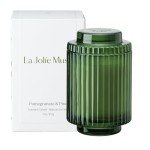 LA JOLIE MUSE Pomegranate & Pine Candle, Christmas Candles for Home Scented, Holiday Candle Gifts for Women&Men, Natural Soy Candles, Luxury Jar Candle, 11oz