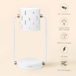 LA JOLIE MUSE Candle Warmer Lamp with Timer, Stepless Dimming Candle Warmer, Dimmable Candle Lamp, Electric Candle Melter, Compatible with Small & Large Candle