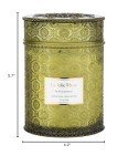 LA JOLIE MUSE Fir & Cedarwood Candle, Christmas Candles for Home Scented, Holiday Candle Gifts for Women&Men, Large Wood Wicked Scented Candle, Long Burning Time, Starlit Golden Fir, 19oz