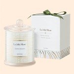 LA JOLIE MUSE Candles Gifts for Women, Candles for Women with Gift Box, Jasmine Scented Candle, Candles for Home Scented, Natural Soy Candles, 70 Hours 10 oz