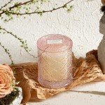 LA JOLIE MUSE Sandalwood Rose Candle, Scented Candles, Candles Gifts for Women, Natural Soy Candle, 6 oz 40 Hours Burn, Candles for Home Scented