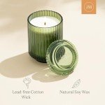 LA JOLIE MUSE Pomegranate & Pine Candle, Christmas Candles for Home Scented, Holiday Candle Gifts for Women&Men, Natural Soy Candles, Luxury Jar Candle, 11oz