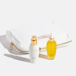 Ogee Dynamic Duo - Organic Jojoba Glow Face Oil & Seeds of Youth Hyaluronic Acid Serum for Face
