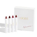 Ogee Tinted Sculpted Lip Oil - Blossom 4 Piece Gift Set - Made with 100% Organic Coconut Oil, Jojoba Oil, and Vitamin E - Best as Lip Balm, Lip Color or Lip Treatment