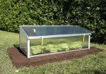 Exaco Year-Round-NP Season 2 x 4 ft. Cold Frame with Dual Purpose Screen or Polycarbonate Lid, Clear