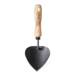 Gardener's Supply Company Lifetime Trowel | Heavy Duty Forged Steel with Ergonomic Hardwood Handle Garden Hand Tool for Digging, Mixing Soil & Outdoor Garden Planting