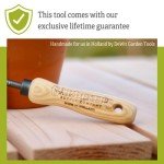 Gardener's Supply Company Lifetime Trowel | Heavy Duty Forged Steel with Ergonomic Hardwood Handle Garden Hand Tool for Digging, Mixing Soil & Outdoor Garden Planting
