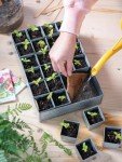Gardener's Supply Company Self-Watering Galvanized Seed Starting Tray, 24 Cell
