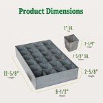Gardener's Supply Company Self-Watering Galvanized Seed Starting Tray, 24 Cell