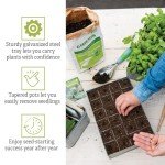 Gardener's Supply Company Self-Watering Galvanized Seed Starting Tray, 24 Cell