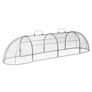 Gardener’s Supply Company Chicken Wire Cloche Garden Plot Plants Cover Protector | Sturdy Arch Metal Tunnel Cage Flowerbeds and Seedlings Garden Protection from Wild Animals | (3-in-1 Set) Extra Large