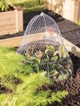 Gardener's Supply Company Sturdy Chicken Wire Cloche Plant Protector & Cover | Sturdy Metal Cage Garden Protection for Your Plants, Seedlings & Flowerbeds - (Cloche and Extension Set)