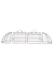 Gardener’s Supply Company Chicken Wire Cloche Garden Plot Plants Cover Protector | Sturdy Arch Metal Tunnel Cage Flowerbeds and Seedlings Garden Protection from Wild Animals | (3-in-1 Set) Extra Large