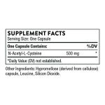 THORNE NAC - N-Acetylcysteine - 500mg - Supports Respiratory Health and Immune Function; Promotes Liver and Kidney Detox - 90 Capsules