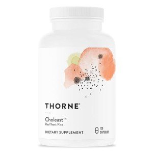 THORNE Red Yeast Rice + CoQ10 - Maintain Healthy Cholesterol Levels and Supports Cardiovascular Health - Gluten-Free, Dairy-Free - 120 Capsules