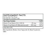THORNE Vitamin D + K2 Liquid with a metered Dispenser - Vitamins D3 and K2 to Support Healthy Bones and Muscles* - 1 Fl Oz (30 ml) - 600 Servings