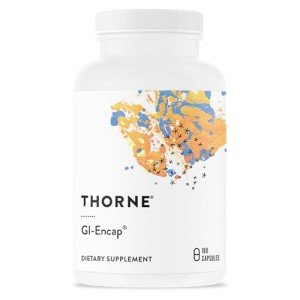 THORNE GI Relief - Digestion Supplement Supports Gut Health & Bloating Relief - Made with Marshmallow Root Extract & Digestive Enzymes - 180 Capsules - 90 Servings