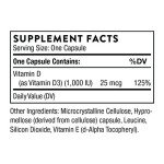 THORNE Vitamin D3 Supplement - Supports Healthy Bones, Teeth Muscles, Cardiovascular, and Immune Function - Gluten-Free, Dairy-Free, Soy-Free - 1,000 IU - 90 Capsules