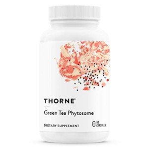 THORNE Green Tea Phytosome - Antioxidant, Liver Protective, and Metabolic Benefits of Green Tea Without The Caffeine - 60 Capsules