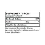 THORNE Melaton-3-3mg Melatonin - Supports Circadian Rhythms, Restful Sleep, and Relaxation - Gluten-Free, Soy-Free Dairy-Free - 60 Capsule